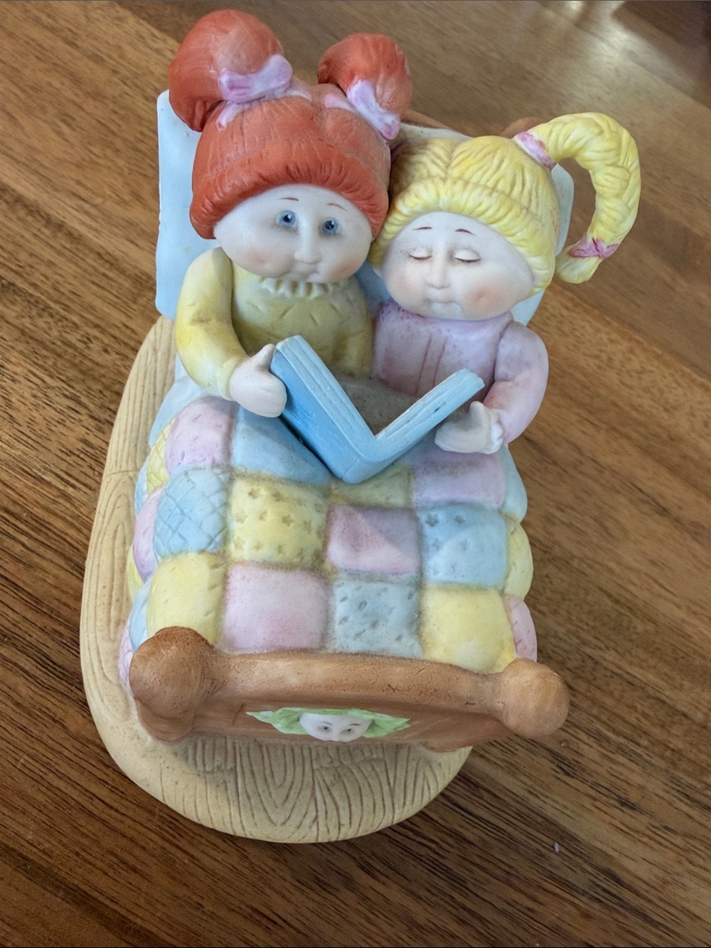 Cabbage Patch kids Hand-Painted Ceramic Figurine - Bedtime story
